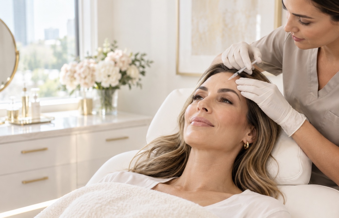 Botox injection treatment at Austin Med Spa in Austin, TX