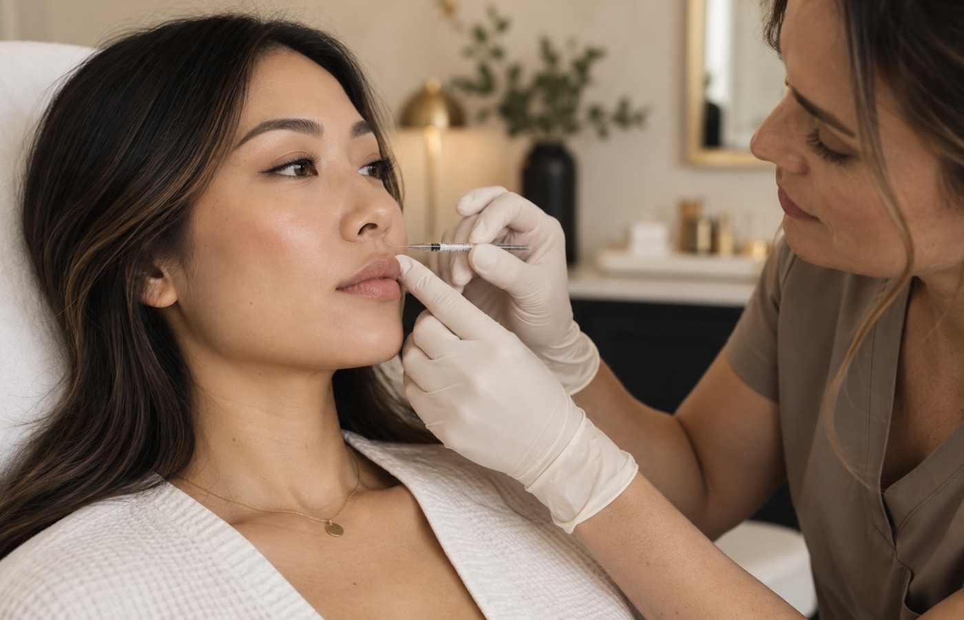 Lip flip treatment at Austin Med Spa in Austin, TX